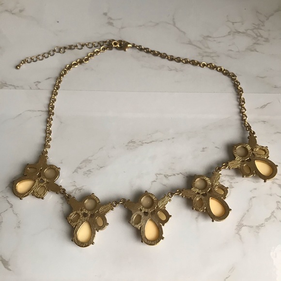 Resin Stone Statement Necklace Chunky Necklace - Picture 4 of 5